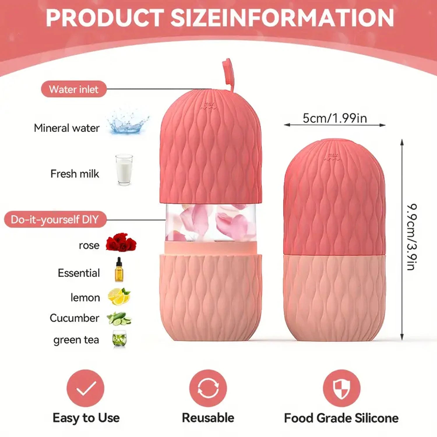 Ice Roller for Face & Eye Beauty Self Skin Care