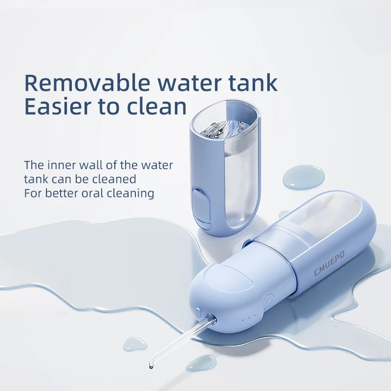 Electric portable toothbrush with water toothbrush for cleaning teeth, household water floss toothbrush for cleaning teeth