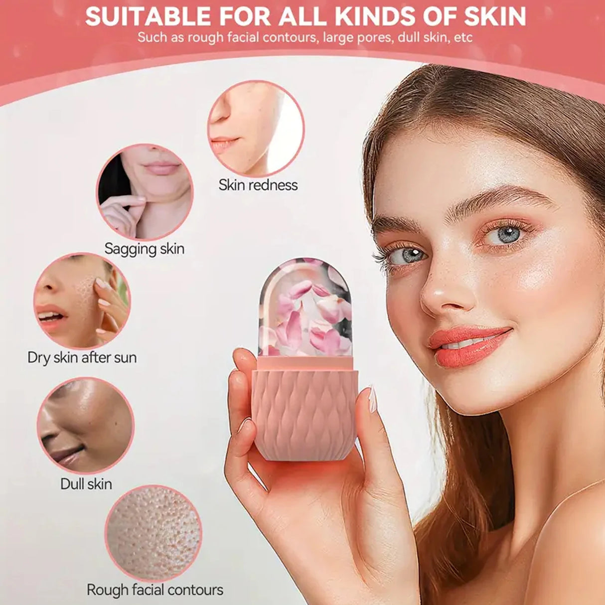 Ice Roller for Face & Eye Beauty Self Skin Care