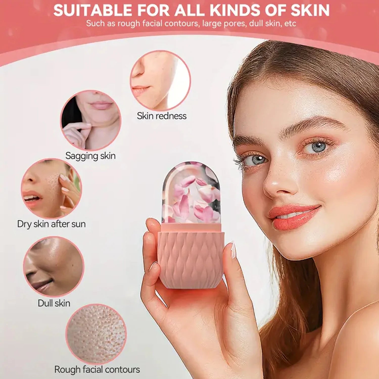 Ice Roller for Face & Eye Beauty Self Skin Care