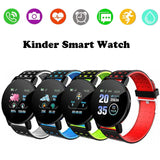 NEW 1.44inch Bluetooth 4.0 Led Digital Waterproof Smart Watch Children's Heart Rate Monitor Fitness Tracker Watch Boys and Girls