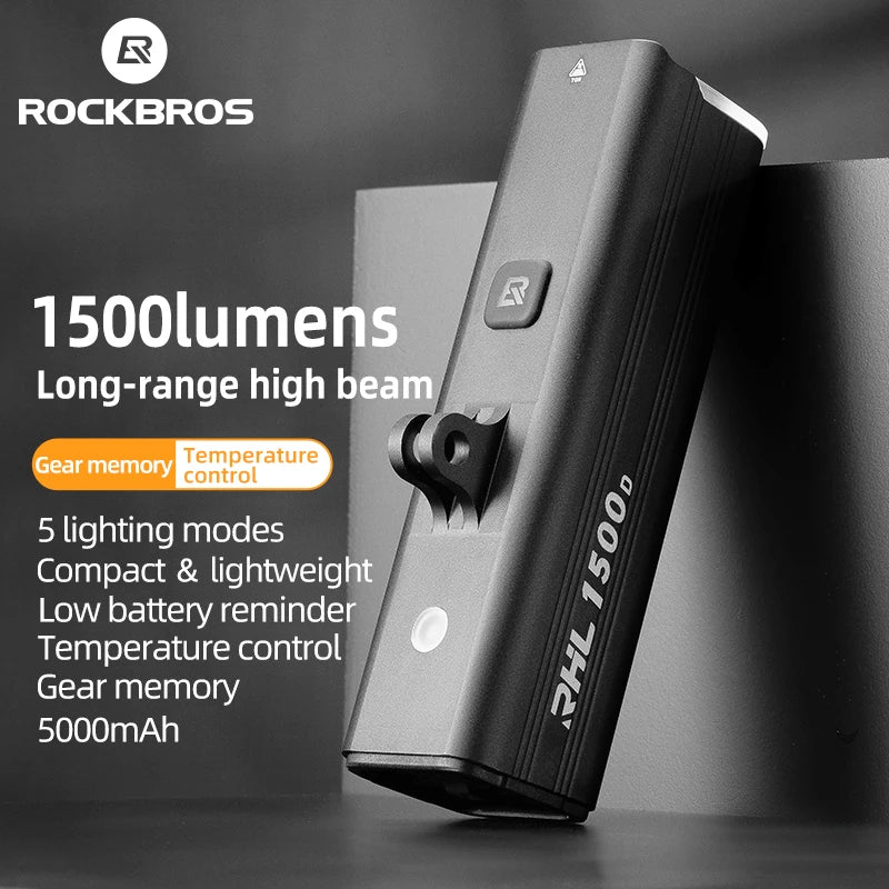 Cykellampa 1500 lumen