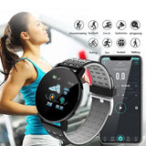 NEW 1.44inch Bluetooth 4.0 Led Digital Waterproof Smart Watch Children's Heart Rate Monitor Fitness Tracker Watch Boys and Girls